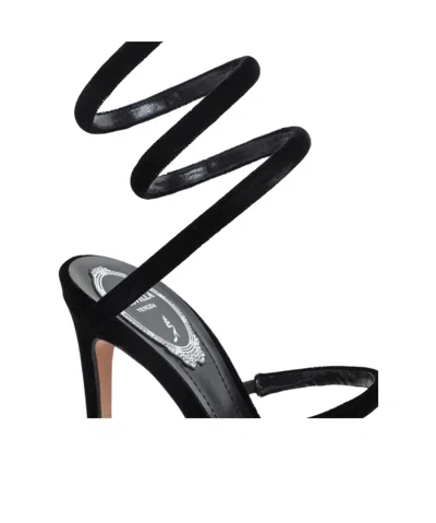 René Caovilla Flat Sandals Rene Caovilla Woman Color Black In Multi