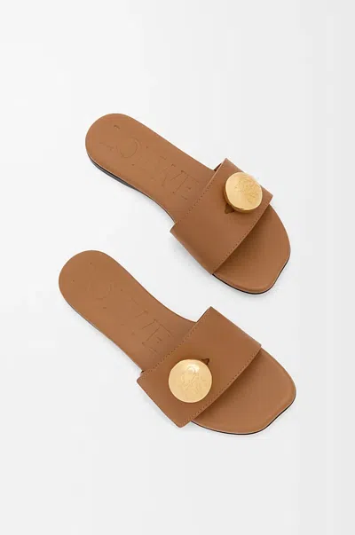 Loewe Pebble Slide In Soft Calfskin