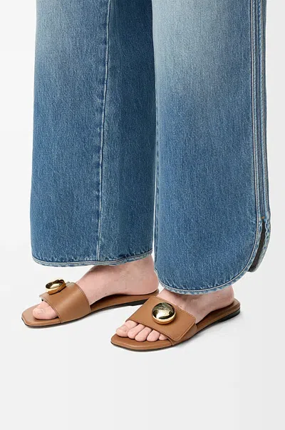 Loewe Pebble Slide In Soft Calfskin