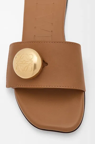 Loewe Pebble Slide In Soft Calfskin