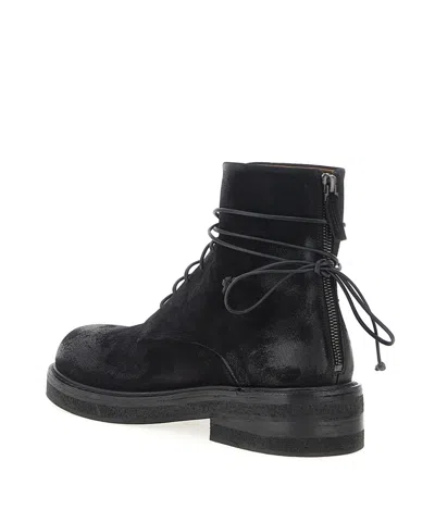 Marsèll Wrap Ankle Round Toe Textured Boots