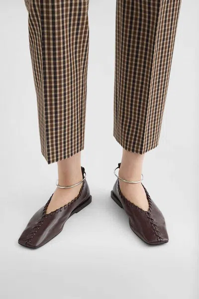 Jil Sander Dancer "ring" In Brown