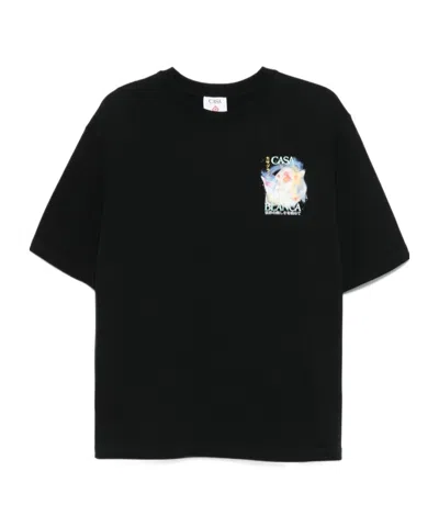 Casablanca Men's Galactic Connection T-shirt In Black