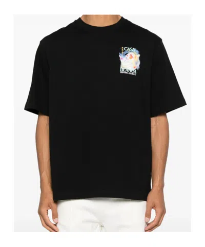 Casablanca Men's Galactic Connection T-shirt In Black