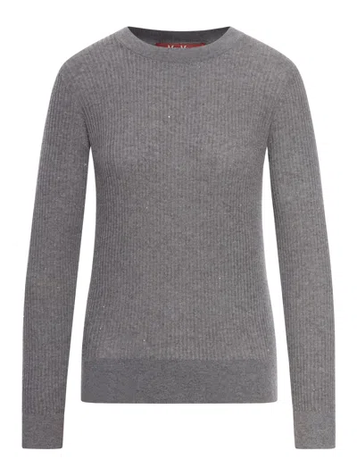 Max Mara Wool And Silk Sweater With Sequins