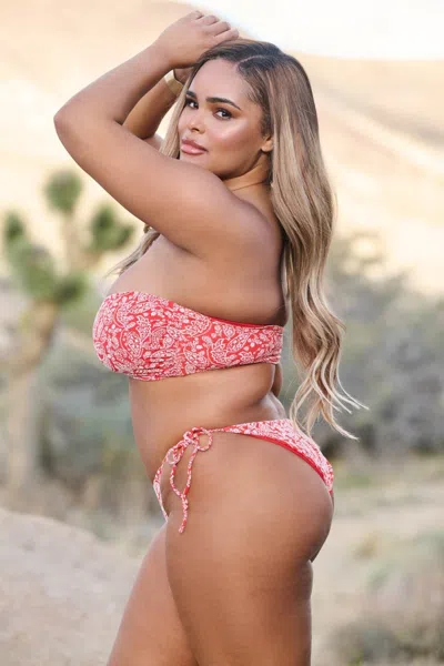 Jmp The Label Bali Bottom - Red Paisley