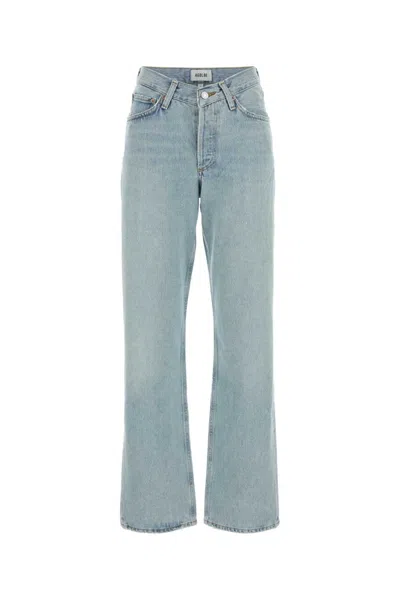 Agolde Lex Low Slung Baggy Jean In Reach In Blue