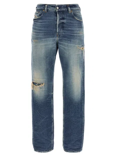 Diesel 1988 D-ark Jeans In Blue Cotton In Blue
