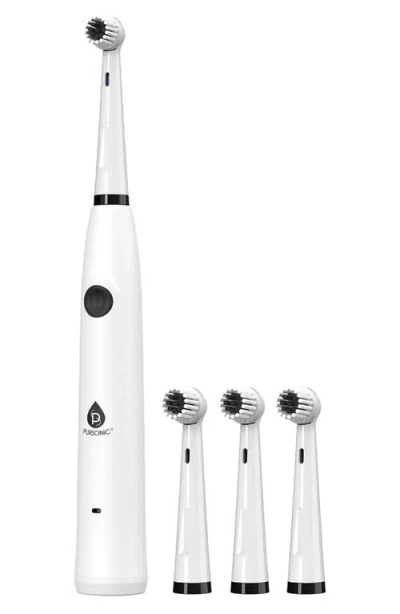 Pursonic X Mario Lopez Usb Rechargeable Electric Toothbrush In White