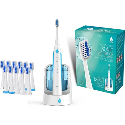 Pursonic S750 Sonic Smart Series Electronic Power Rechargeable Battery Toothbrush In White