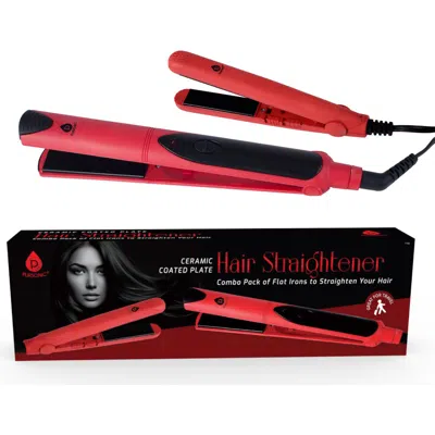 Pursonic Flat Iron Hair Straightener With A Free Travel Straightener