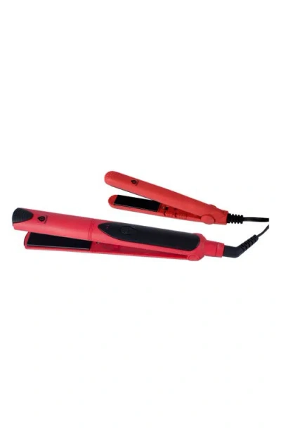 Pursonic Flat Iron Hair Straightener With A Free Travel Straightener