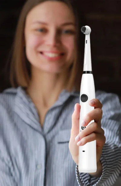 Pursonic X Mario Lopez Usb Rechargeable Electric Toothbrush In White