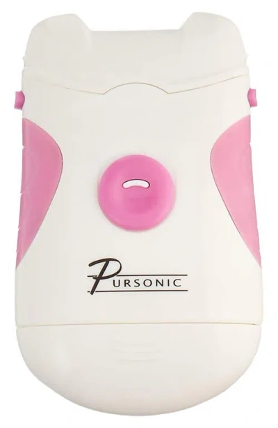Pursonic Portable Electric Nail Trimmer & Filer In Pink