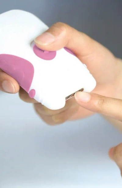 Pursonic Portable Electric Nail Trimmer & Filer In Pink