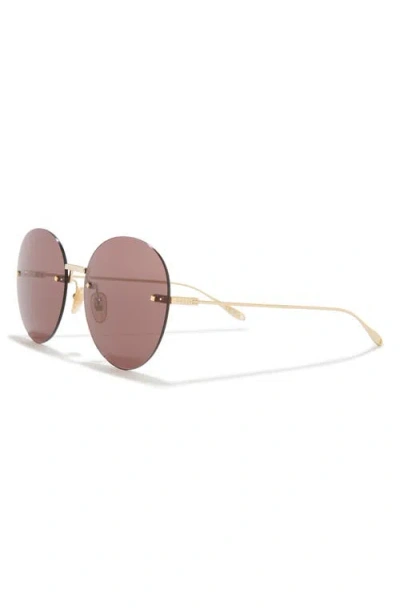 Gucci 60mm Round Sunglasses