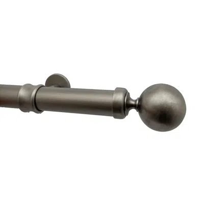 The Company Store Sphere Finial And 1.5" Diameter Rod Set