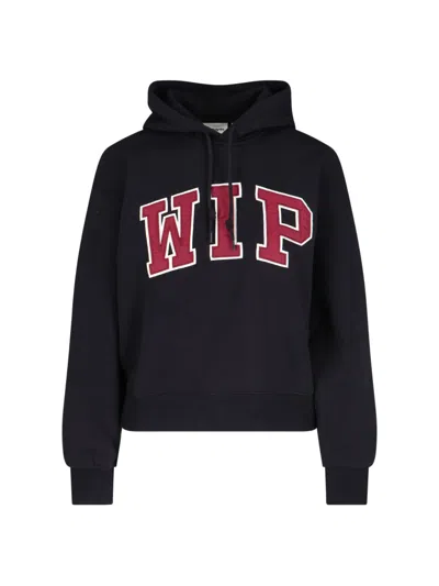 Carhartt Knitwear Hood And Ribbed Cuffs In Black