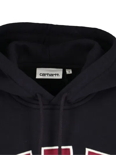 Carhartt Knitwear Hood And Ribbed Cuffs In Black