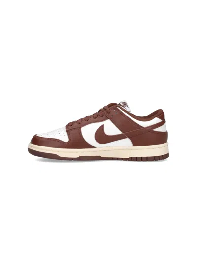 Nike Dunk Low Lace-up Sneakers In Brown
