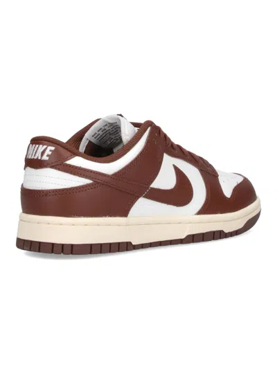 Nike Dunk Low Lace-up Sneakers In Brown