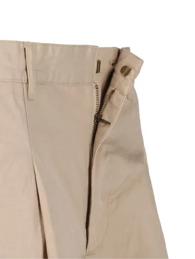 Entire Studios Pleated Cargo Shorts In Neutral