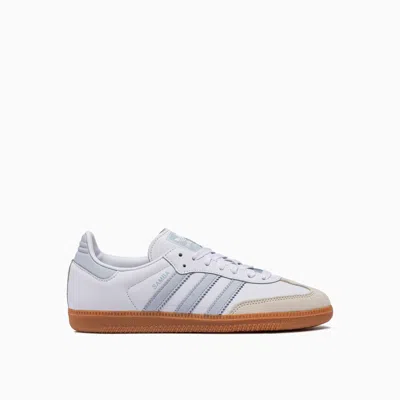 Adidas Originals Womens Adidas Samba Og Logo-print Leather And Suede Low-top Trainers In White