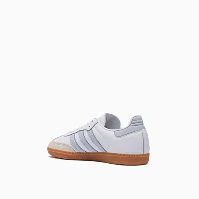 Adidas Originals Womens Adidas Samba Og Logo-print Leather And Suede Low-top Trainers In White