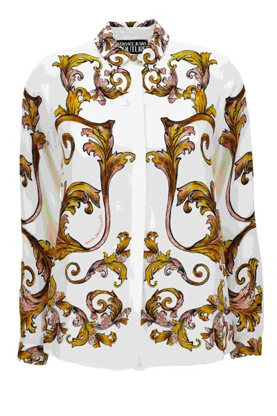 Versace Jeans Couture Outline Barocco Shirt In Multi