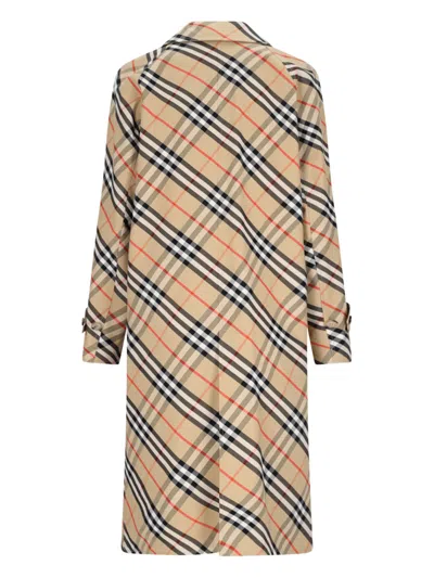 Burberry Reversible Midi Coat In Multi