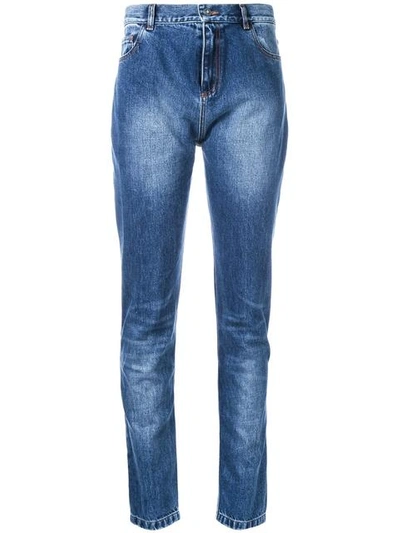 A.f.vandevorst Stonewashed Slim Jeans In Blue