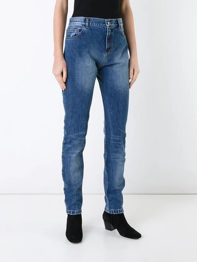 stonewashed slim jeans