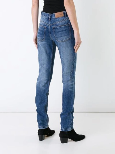 stonewashed slim jeans