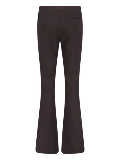 Courrèges Tailored Pants "oblique" In Blue