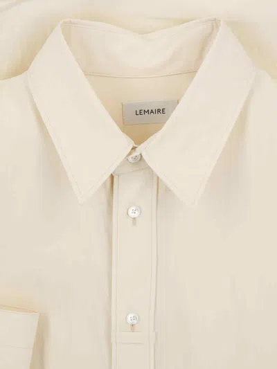 Lemaire Cotton Shirt Jacket In Neutral
