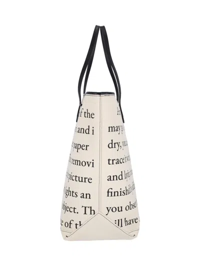 Jw Anderson J. W. Anderson Structured Tote Bag With Contrasting Black Trim