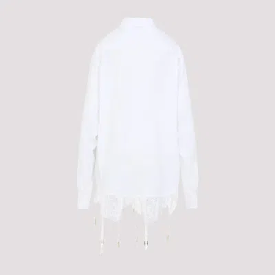 Balenciaga Camicia Oversize In Lyocell Bianco  Donna In White