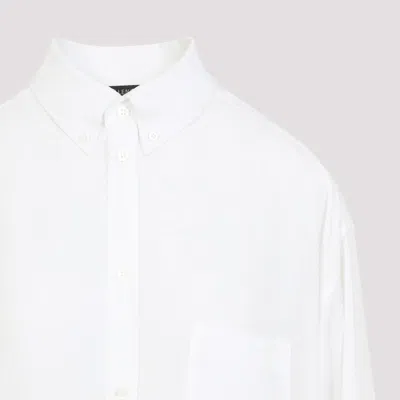 Balenciaga Camicia Oversize In Lyocell Bianco  Donna In White