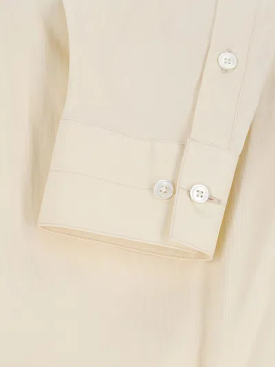 Lemaire Cotton Shirt Jacket In Neutral