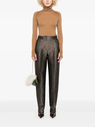 Giorgio Armani Trouser In Brown