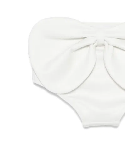 Douuod Asymmetric Bikini In White