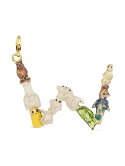 Marni Alphabet W Charm In Multi