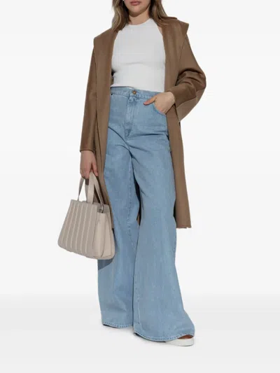 Max Mara Denim Affari Wide-leg Jeans In Blue