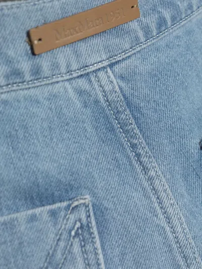 Max Mara Denim Affari Wide-leg Jeans In Blue