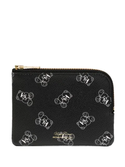 Undercover Graphic-print Wallet In Black