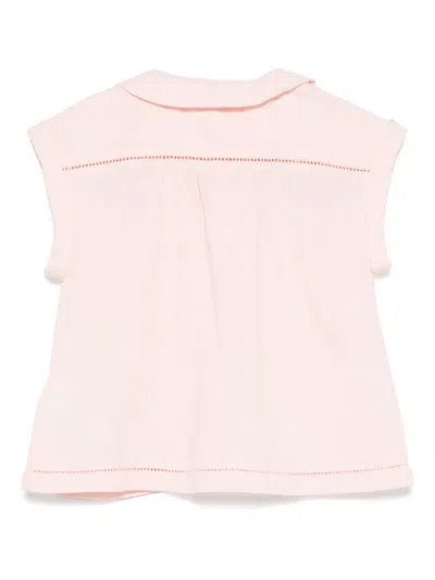 Bonton Cotton Shirt In Pink