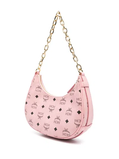 Mcm Chain Strap Shoulder Bag In Pink