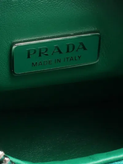 Pre-owned Prada 2010s Re-edition 2006 Two-way Handbag In Green
