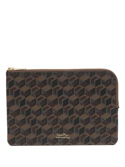 Undercover Graphic-print Wallet In Brown