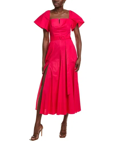 Bgl Midi Dress In Red
